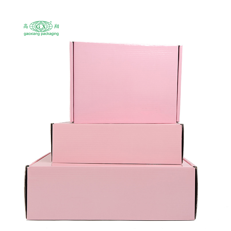 Custom printed unique commerce postal corrugated skincare shipping box packaging cardboard mailer paper box