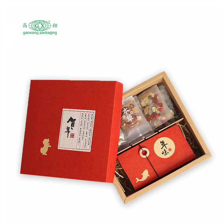 Wholesale custom logo design nuts & kernels paper box foods biscuits packaging paper box