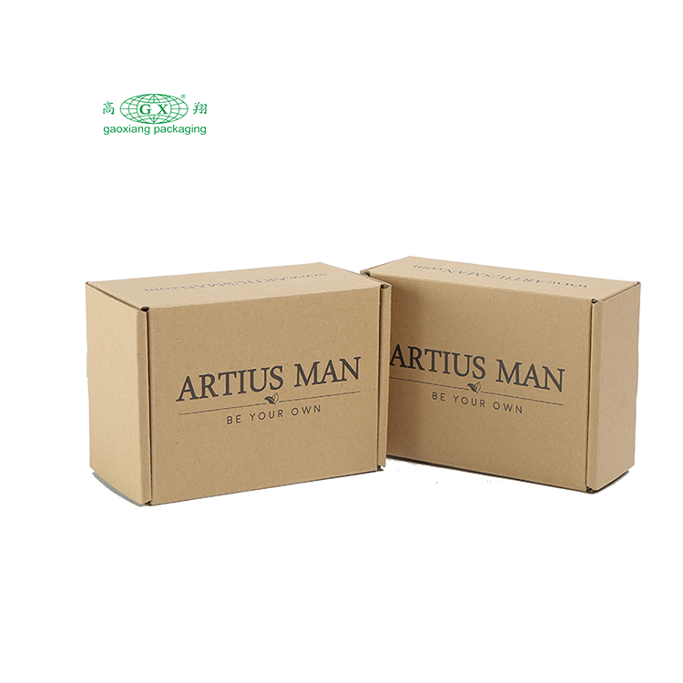 Manufacturer customized recycle paper corrugated packaging box folding shipping boxes with logo