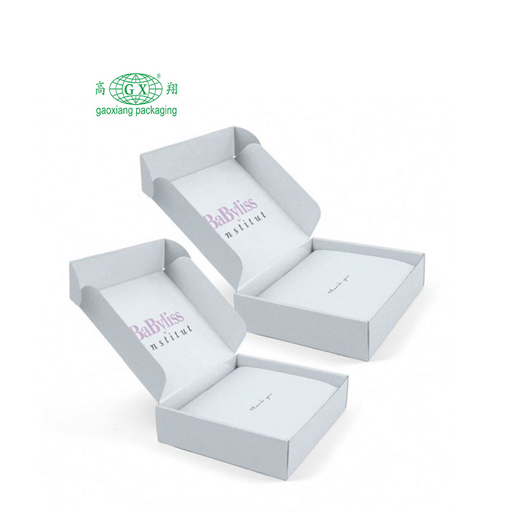 Custom printed ecommerce mailing shipping cosmetic makeup beauty gift packaging paper box