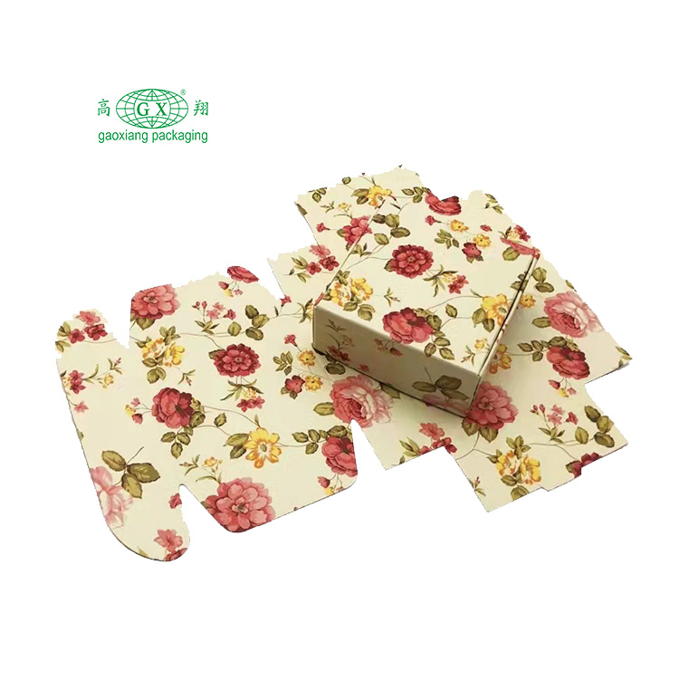 Custom logo printed elegant fashion gift cardboard paper eyelash packaging box