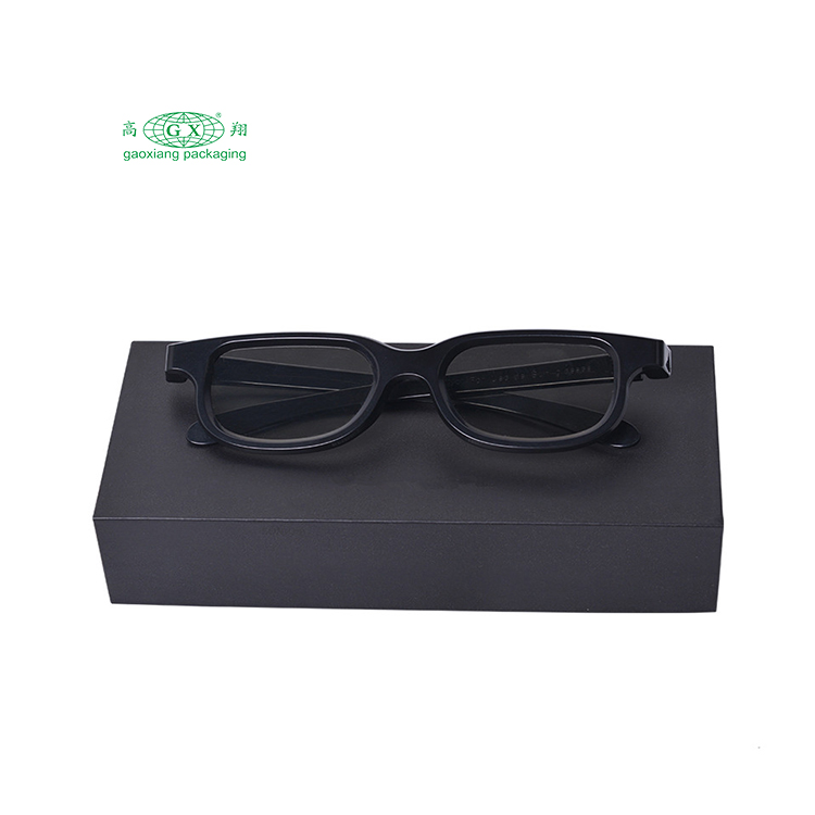 Prime factory price black golden logo glasses gift packaging case