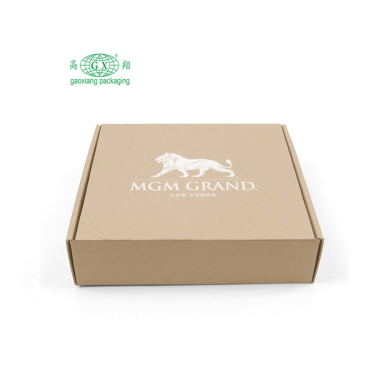 Custom printed ecommerce mail shipping cosmetic makeup luxury gift corrugated kraft paper box