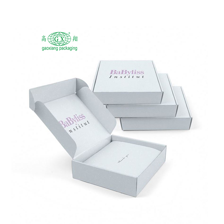 Custom printed ecommerce mailing shipping cosmetic makeup beauty gift packaging paper box