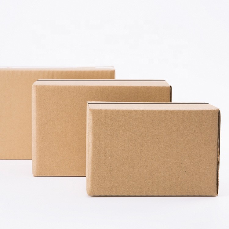 Manufacturer customized recycle paper corrugated packaging box folding shipping boxes with logo