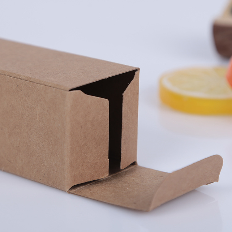 Wholesale cosmetic packaging box custom design essential oil bottle box kraft paper box