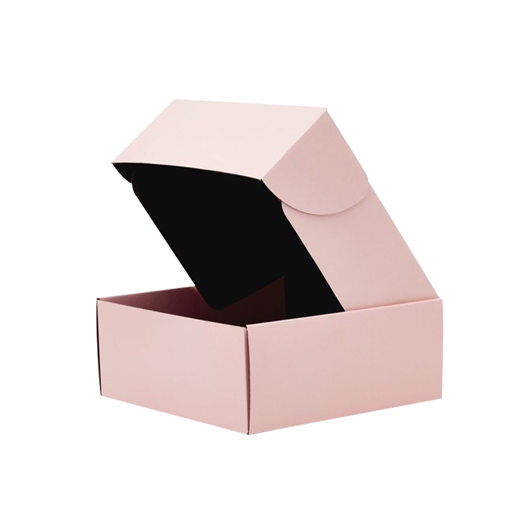 Wholesale custom logo printed cardboard folding subscription mail carton clothing corrugated packaging paper box