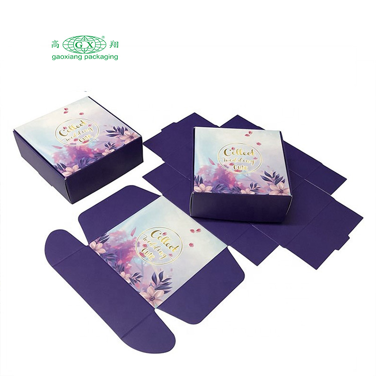 Custom logo printed personalized underwear beauty clothing corrugated paper packing boxes color box packaging