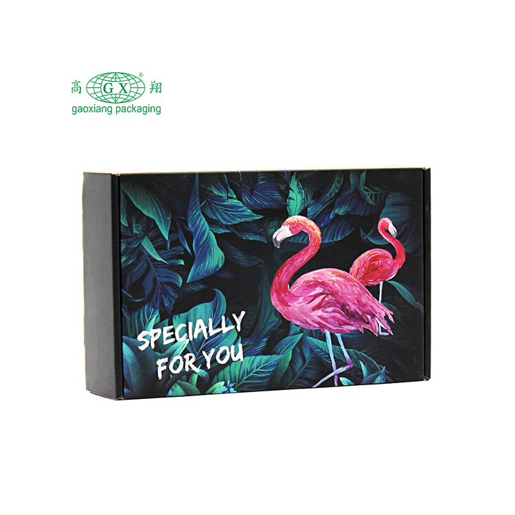 Custom mailers printing cardboard box clothing folding mailer box shipping box with logo