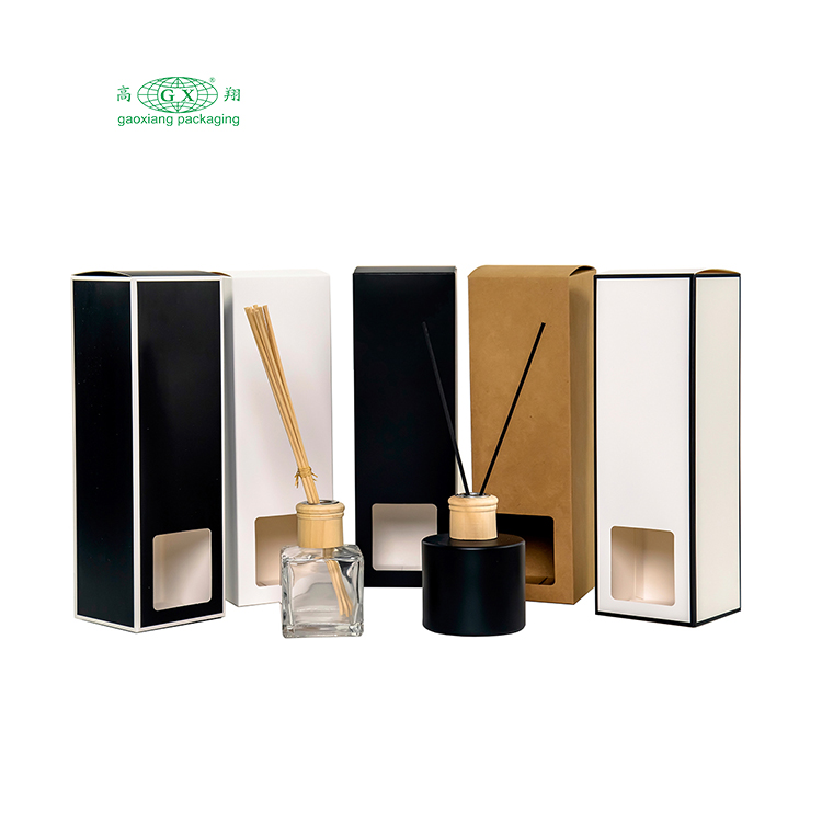 Custom gift packaging boxes gloss packaging box reed diffuser packaging box