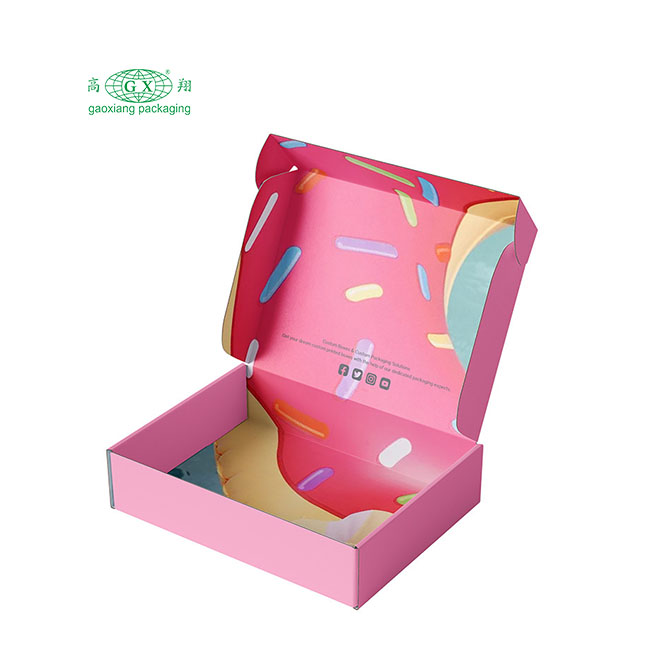 2022 Customized colored mailer box manufacture corrugated boxes durable apparel packaging boxes