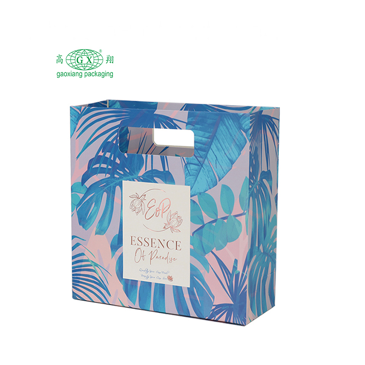 Luxury matt laminated coated cardboard custom paper bag with logo