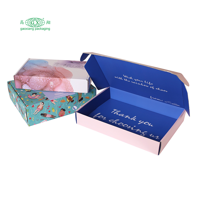 Custom foldable luxury paper gift packaging box shoes clothing box personalized boxes