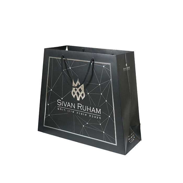 Custom luxury gift garment paper shopping bags with logo print