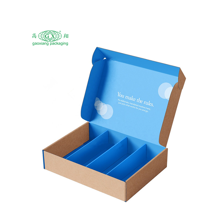 Custom logo printed eco friendly black mailer box, durable clothing  gift  shoes paper packaging cardboard shipping boxes