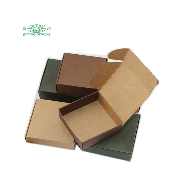 2022 Custom design logo cardboard black carton packaging kraft soap paper box