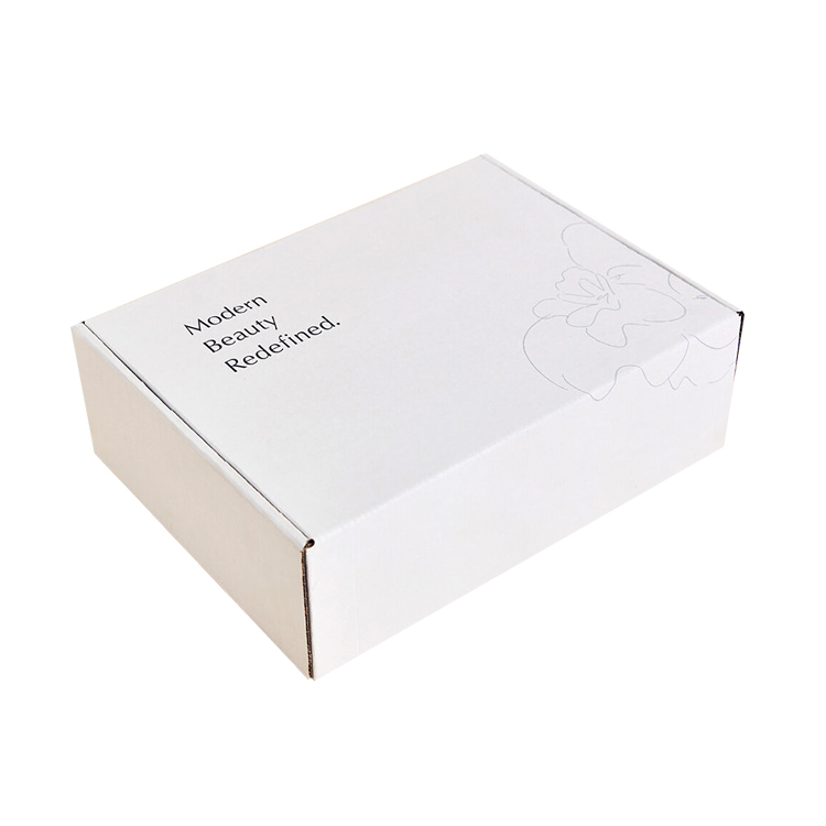 Custom eco friendly color printing corrugated carton black paper packaging shipping box